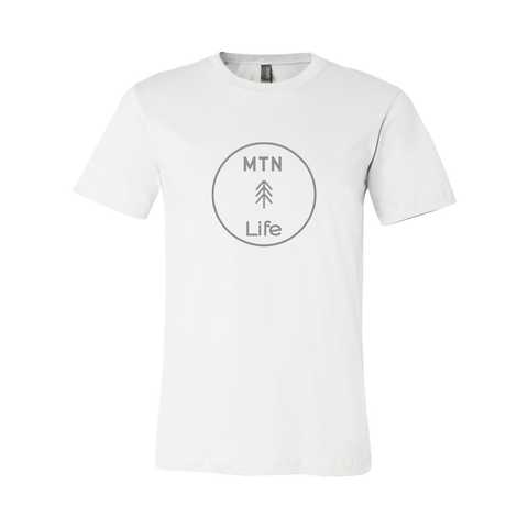 Mountain Life: Simple Tree - Unisex Jersey T - Wears The Mountain