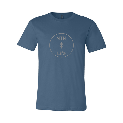 Mountain Life: Simple Tree - Unisex Jersey T - Wears The Mountain