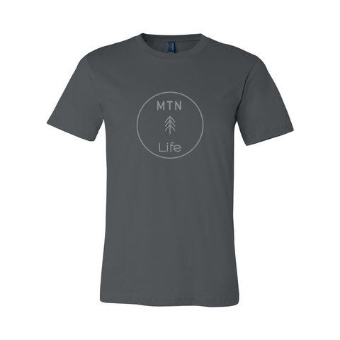 Mountain Life: Simple Tree - Unisex Jersey T - Wears The Mountain