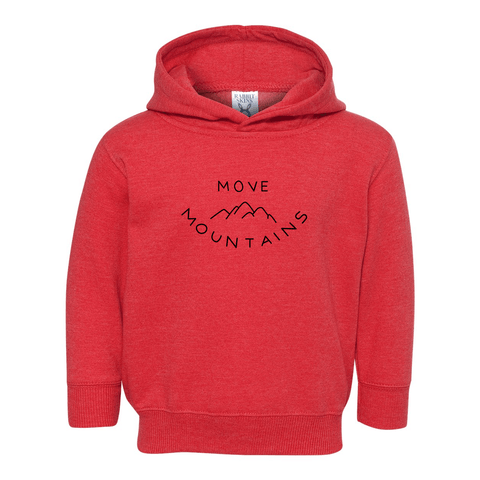 Move Mountains - Toddler Hoodie - Wears The MountainKids/BabiesPrint Melon Inc.