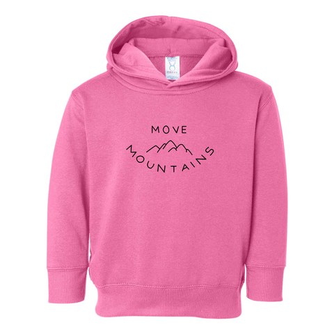 Move Mountains - Toddler Hoodie - Wears The MountainKids/BabiesPrint Melon Inc.