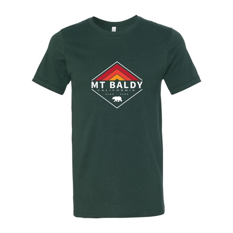 Mt Baldy Retro Diamond - Unisex Jersey T - Wears The MountainT-ShirtsPrint Melon Inc.