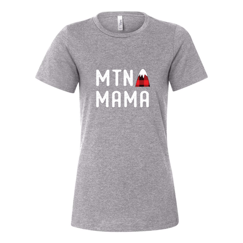 Mtn Mama (heather colors) - Women's Relaxed Fit Jersey T - Wears The MountainT-ShirtsPrint Melon Inc.