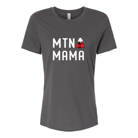 Mtn Mama (solid colors) - Women's Relaxed Fit T - Wears The MountainT-ShirtsPrint Melon Inc.