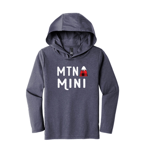 Mtn Mini: Flannel Mtn -Youth Hooded Long Sleeve - Wears The MountainSweaters/HoodiesPrint Melon Inc.