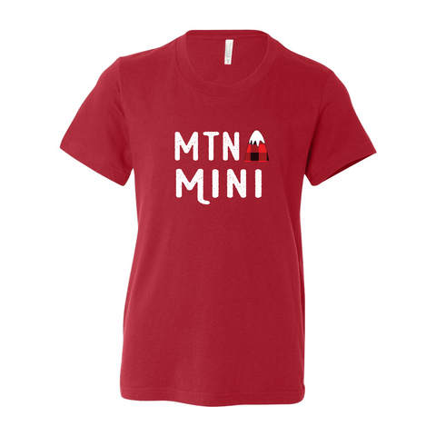 Mtn Mini: Flannel Mtn - Youth Unisex Jersey T - Wears The Mountain