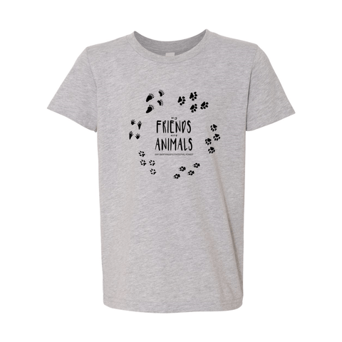 My Friends are Animals -Youth Unisex Jersey T - Wears The Mountain
