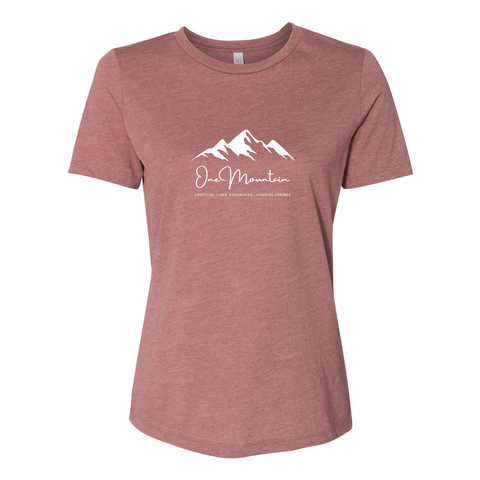 One Mountain: Range - Women's Premium Jersey T - Wears The MountainT-ShirtsPrint Melon Inc.