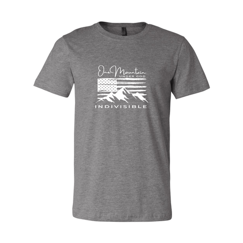One Mountain, Under God, Indivisible - Unisex Premium Jersey T - Wears The MountainT-ShirtsPrint Melon Inc.
