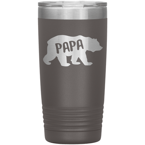 Papa Bear - Tumbler (20oz) - Wears The Mountain