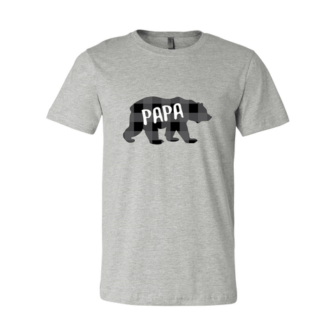 Papa Bear - Unisex Jersey T - Wears The Mountain