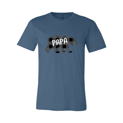 Papa Bear - Unisex Jersey T - Wears The Mountain