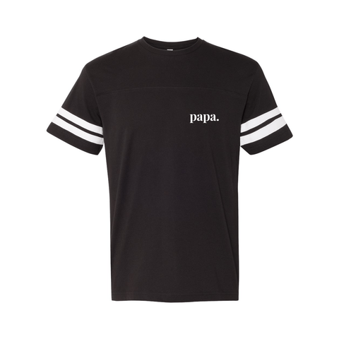papa. - Football Sleeve Jersey T - Wears The MountainT-ShirtsPrint Melon Inc.