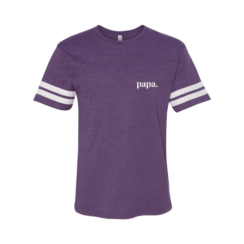 papa. - Football Sleeve Jersey T - Wears The MountainT-ShirtsPrint Melon Inc.