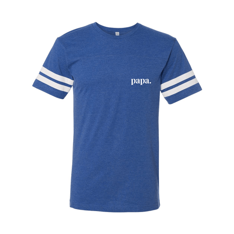 papa. - Football Sleeve Jersey T - Wears The MountainT-ShirtsPrint Melon Inc.