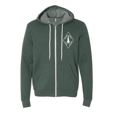 PCT: Trail Marker - Zip up Hoodie - Wears The MountainSweaters/HoodiesPrint Melon Inc.