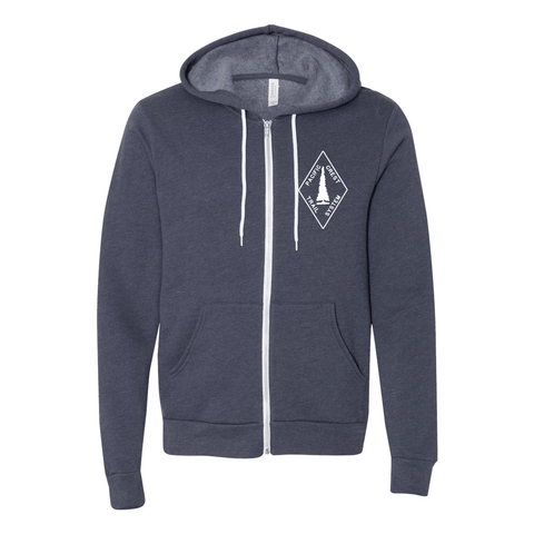 PCT: Trail Marker - Zip up Hoodie - Wears The MountainSweaters/HoodiesPrint Melon Inc.