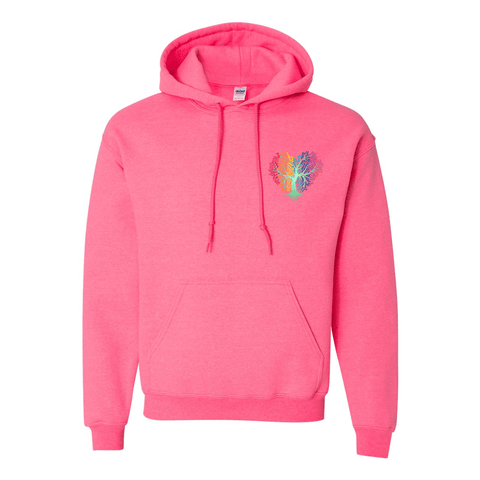 Rainbow Heart Tree - Hoodie - Wears The MountainSweaters/HoodiesPrint Melon Inc.