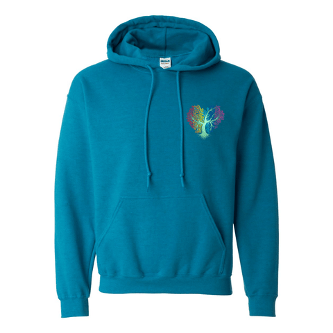Rainbow Heart Tree - Hoodie - Wears The MountainSweaters/HoodiesPrint Melon Inc.