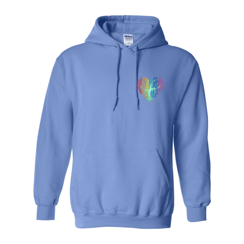 Rainbow Heart Tree - Hoodie - Wears The MountainSweaters/HoodiesPrint Melon Inc.