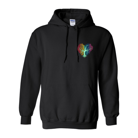 Rainbow Heart Tree - Hoodie - Wears The MountainSweaters/HoodiesPrint Melon Inc.