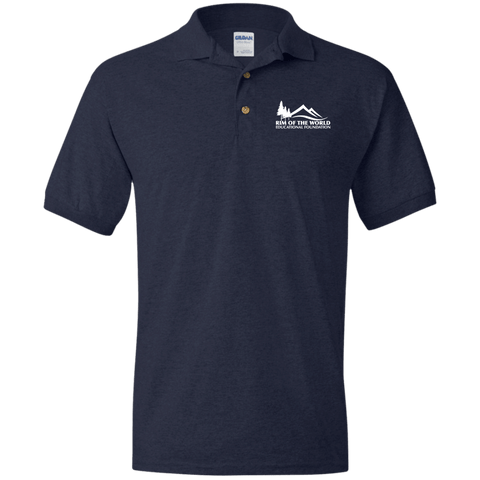 Rim Ed Foundation - Jersey Knit Polo Shirt - Wears The MountainCustomCat