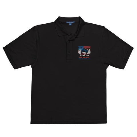 Rim Vets: Mic - Embroidered Dry Fit Polo - Wears The MountainWears The Mountain