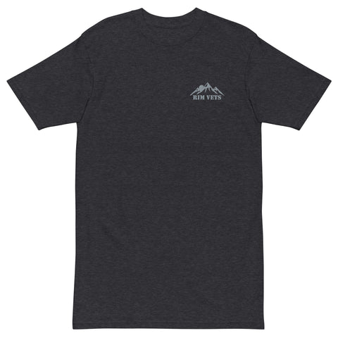 Rim Vets: Mountains - Premium Embroidered Heavyweight T - Wears The MountainWears The Mountain