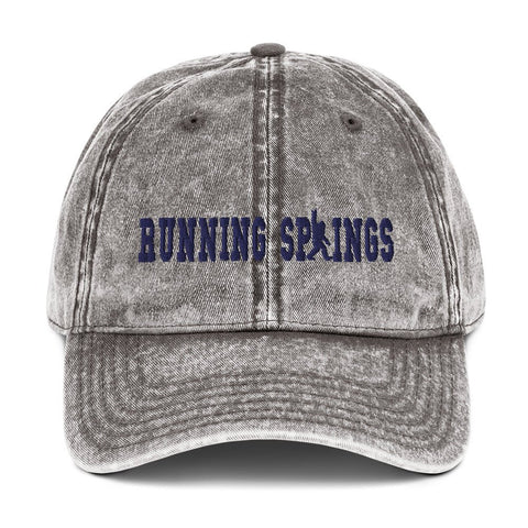 Running Springs Sasquatch - Vintage Dad Hat - Wears The MountainWears The Mountain