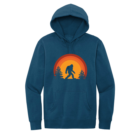 Sasquatch at Sunset - Hooded Sweatshirt (Warehouse) - Wears The MountainSweaters/HoodiesWears The Mountain