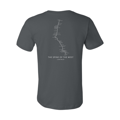 Spine of the West - Unisex Jersey T - Wears The MountainT-ShirtsPrint Melon Inc.