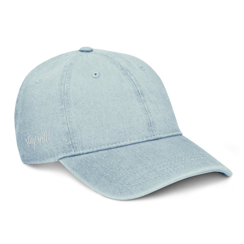 Stay Wild - Denim Hat - Wears The MountainWears The Mountain