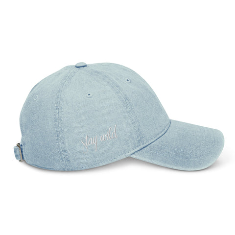 Stay Wild - Denim Hat - Wears The MountainWears The Mountain