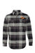 Troupe Inspections - Long Sleeve Flannel Grey And Black - Wears The MountaincollarsApliiq