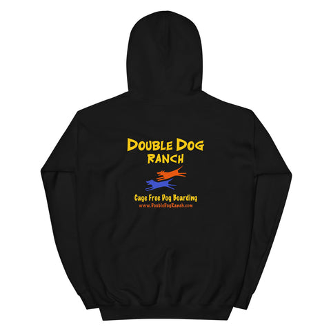 Double Dog Ranch - Heavybleand Hooded Sweatshirt (with sleeve print) -  - Wears The Mountain