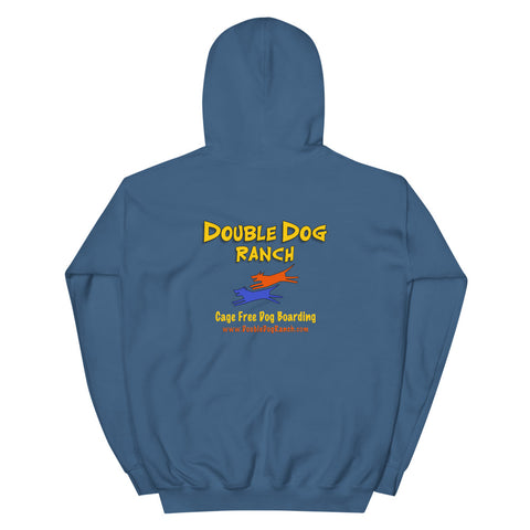 Double Dog Ranch - Heavybleand Hooded Sweatshirt (with sleeve print) -  - Wears The Mountain
