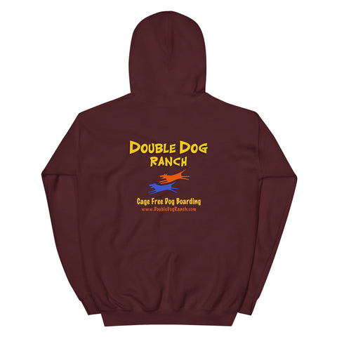 Double Dog Ranch - Heavybleand Hooded Sweatshirt (with sleeve print) -  - Wears The Mountain