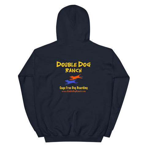 Double Dog Ranch - Heavybleand Hooded Sweatshirt (with sleeve print) -  - Wears The Mountain