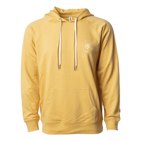Wildflowers: Sunflowers - Lightweight Hooded Sweatshirt (Warehouse) - Wears The MountainSweaters/HoodiesWears The Mountain