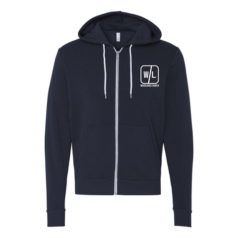 Woodlands Church Icon - Zip-up Hoodie - Wears The MountainSweaters/HoodiesPrint Melon Inc.