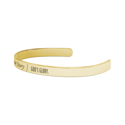 Woodlands Church Your Story - Women's Stainless Bracelet - Wears The MountainJewelryteelaunch