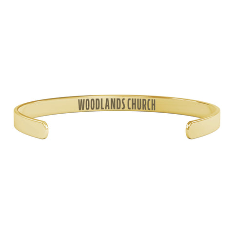 Woodlands Church Your Story - Women's Stainless Bracelet - Wears The MountainJewelryteelaunch