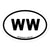 Wrightwood, California - Oval City Sticker (Warehouse) - Wears The MountainStickersPrintful
