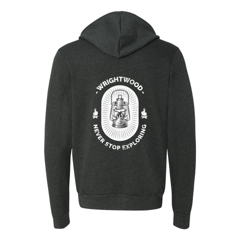 Wrightwood Lantern - Zip Up Hoodie - Wears The MountainSweaters/HoodiesPrint Melon Inc.