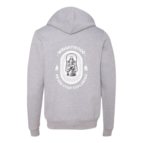 Wrightwood Lantern - Zip Up Hoodie - Wears The MountainSweaters/HoodiesPrint Melon Inc.