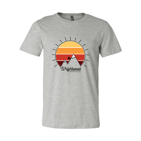 Wrightwood Mountain Sunset - Unisex Jersey T - Wears The MountainT-ShirtsPrint Melon Inc.