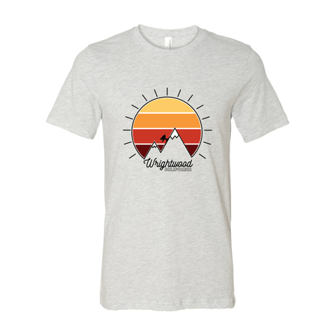 Wrightwood Mountain Sunset - Unisex Jersey T - Wears The MountainT-ShirtsPrint Melon Inc.