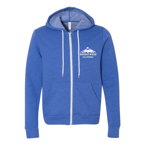 Wrightwood Mountains - Zip Up Hoodie - Wears The MountainSweaters/HoodiesPrint Melon Inc.