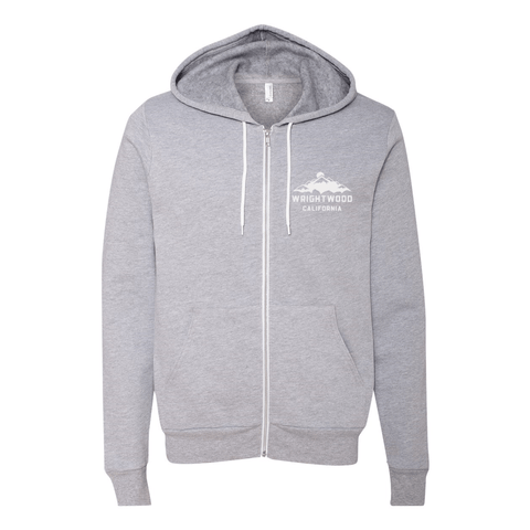 Wrightwood Mountains - Zip Up Hoodie - Wears The MountainSweaters/HoodiesPrint Melon Inc.