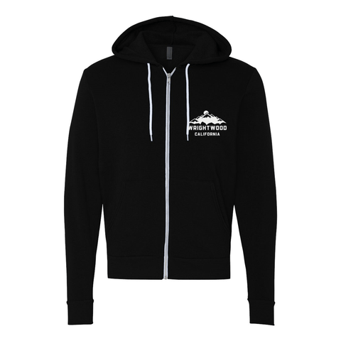 Wrightwood Mountains - Zip Up Hoodie - Wears The MountainSweaters/HoodiesPrint Melon Inc.